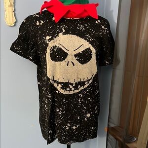 Disney Tim Burton’s The Nightmare Before Christmas Bleached Jack Skellington Tee